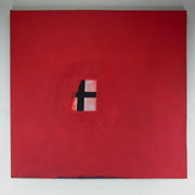 Ohne Titel - 1986 - 151 cm x 159 cm - Frankfurt am Main  - Signatur rückseitig - Mischtechnik auf Leinwand