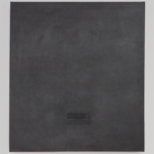 Ohne Titel - 1993 - 130 cm x 117 cm - Frankfurt am Main  - Signatur rückseitig - Mischtechnik auf Leinwand
