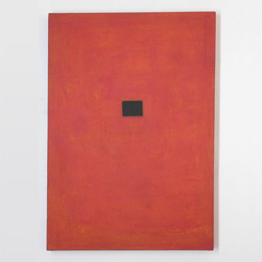 Ohne Titel - 1994 - 100 cm x 70 cm -  - Frankfurt am Main  - Signatur rückseitig - Mischtechnik auf Leinwand