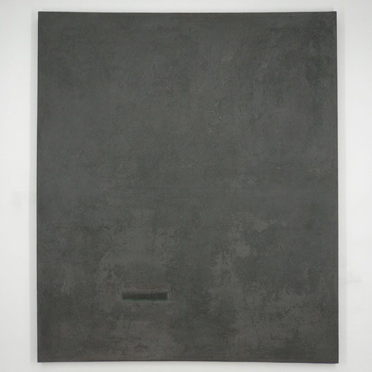 Ohne Titel - 1993 - 130 cm x 117 cm - Frankfurt am Main  - Signatur rückseitig - Mischtechnik auf Leinwand