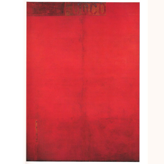 Fuoco - 1989 - 207 x 150 cm - Frankfurt am Main - Signatur rückseitig
